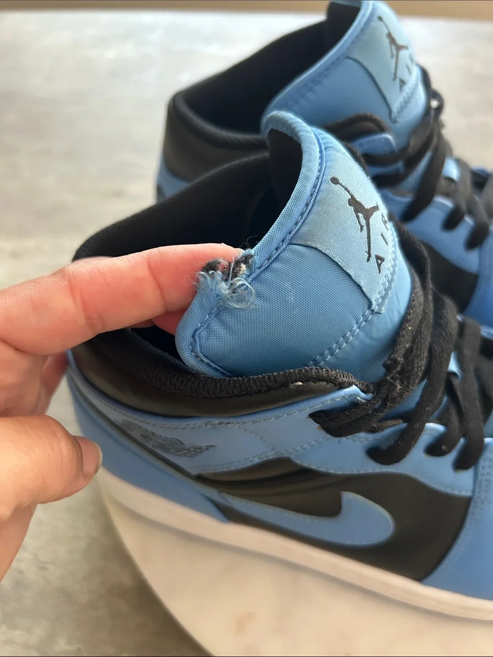 Air Jordan 1 High Retro 'University Blue/Black' - Men's Sneakers M-11